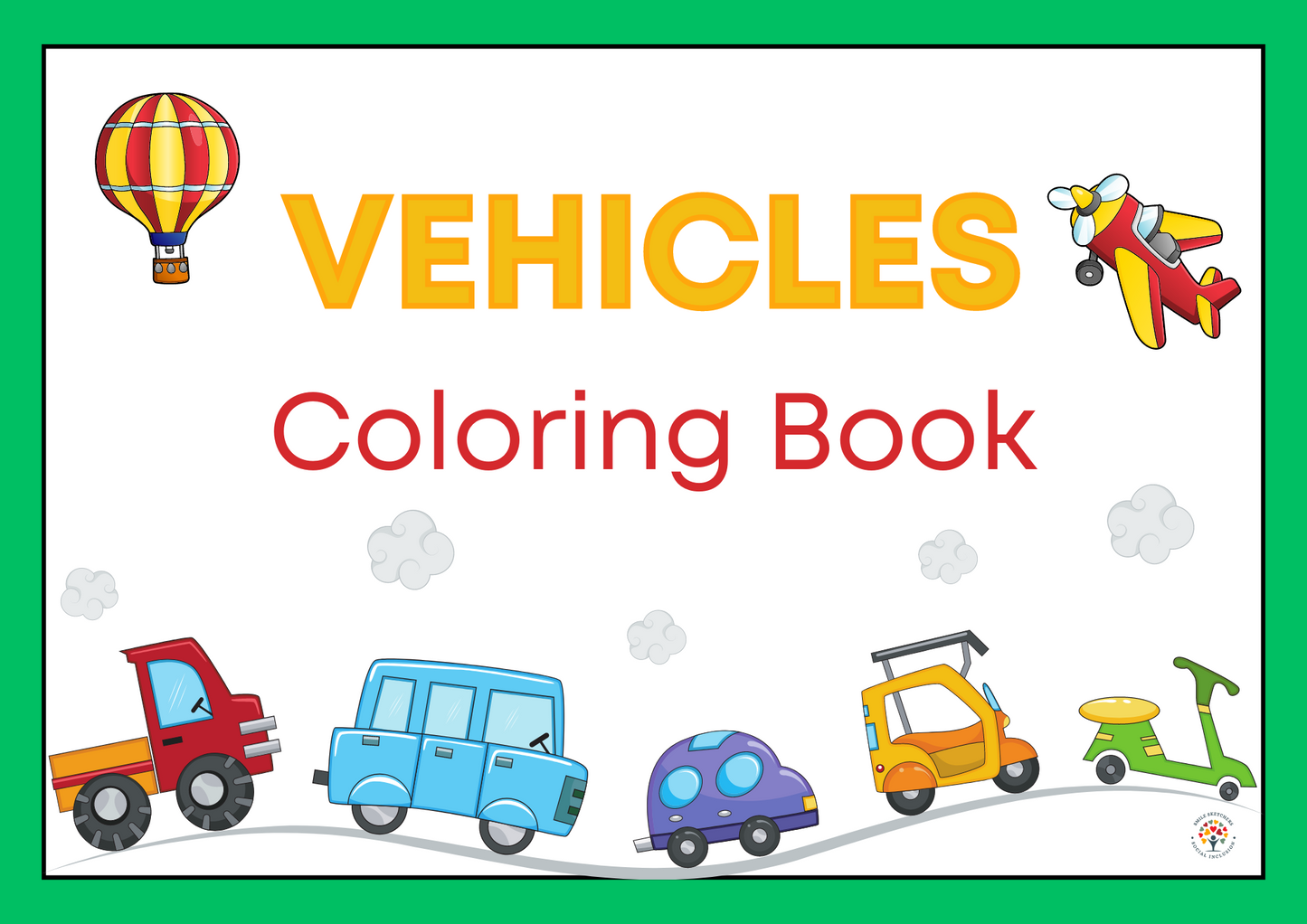 Vehicles Coloring Booklet