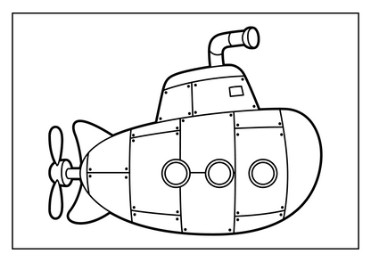 Vehicles Coloring Booklet