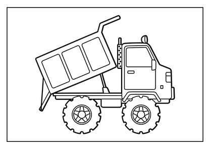 Vehicles Coloring Booklet