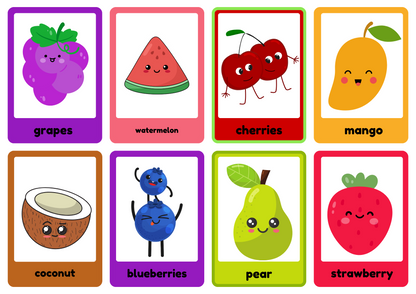 Fun Vegetables Flashcards