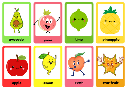 Fun Vegetables Flashcards