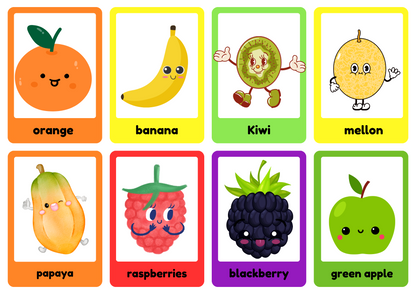 Fun Vegetables Flashcards