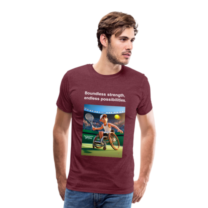 Men’s Premium T-Shirt - heather burgundy