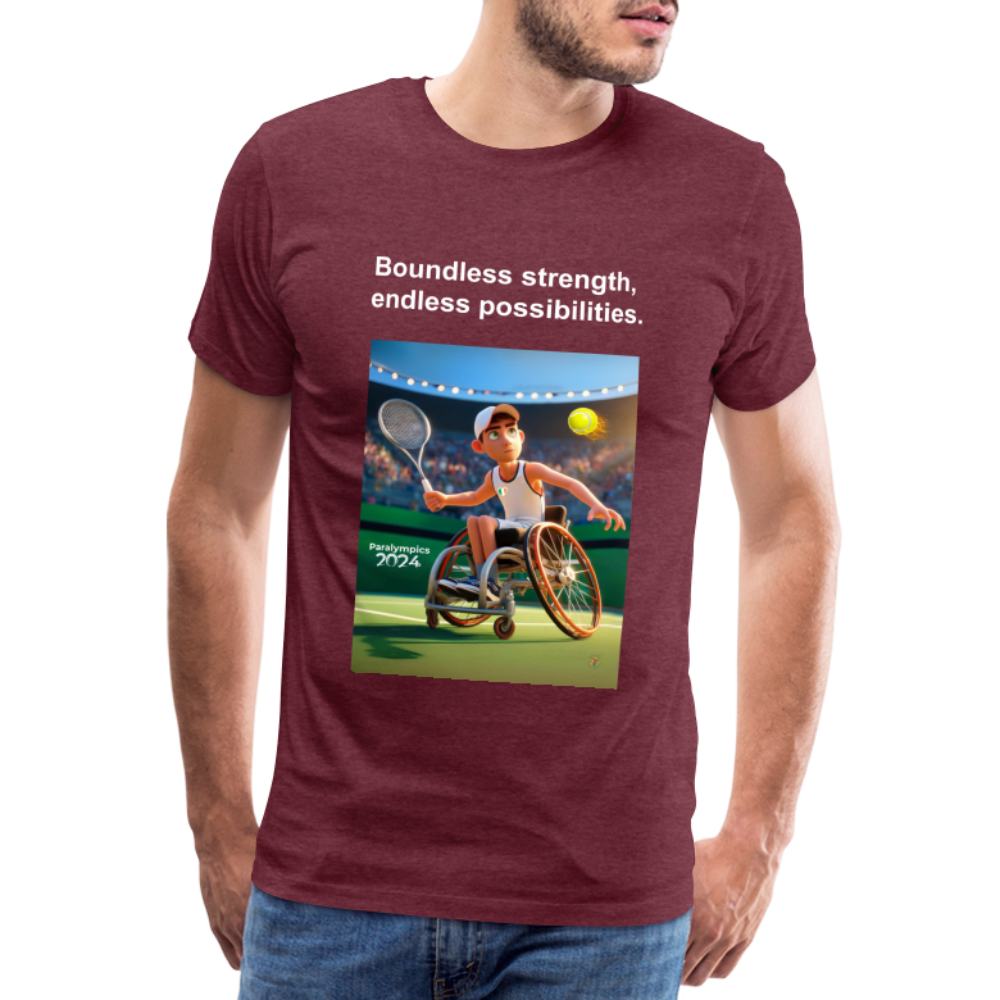 Men’s Premium T-Shirt - heather burgundy