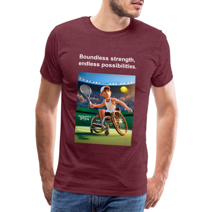 Men’s Premium T-Shirt - heather burgundy